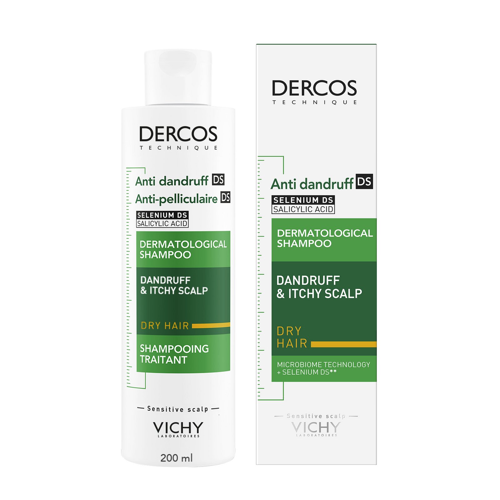 Vichy Dercos Anti-Dandruff Shampoo Dry Hair 200 ml