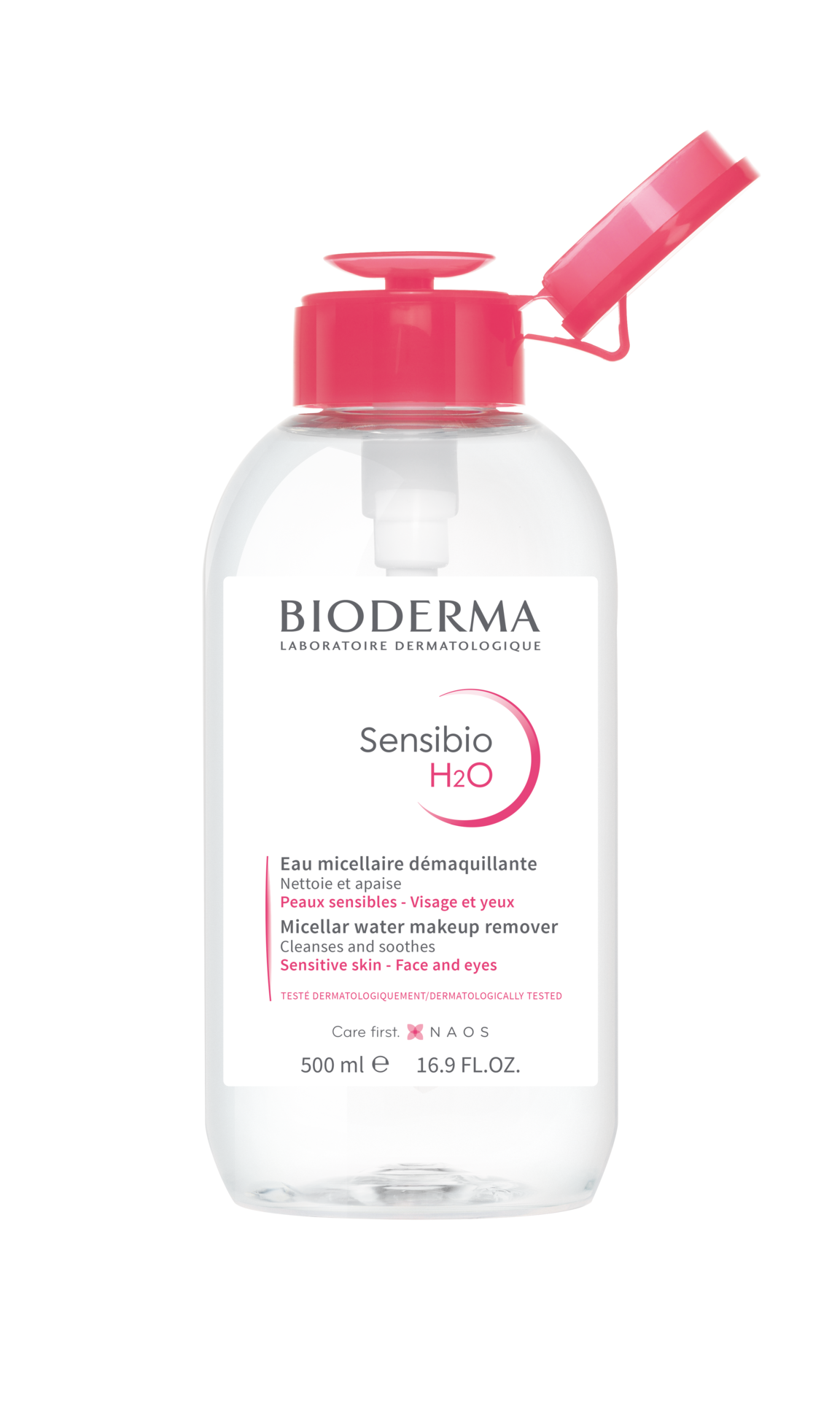 Bioderma Sensibio H2O med pump 500 ml