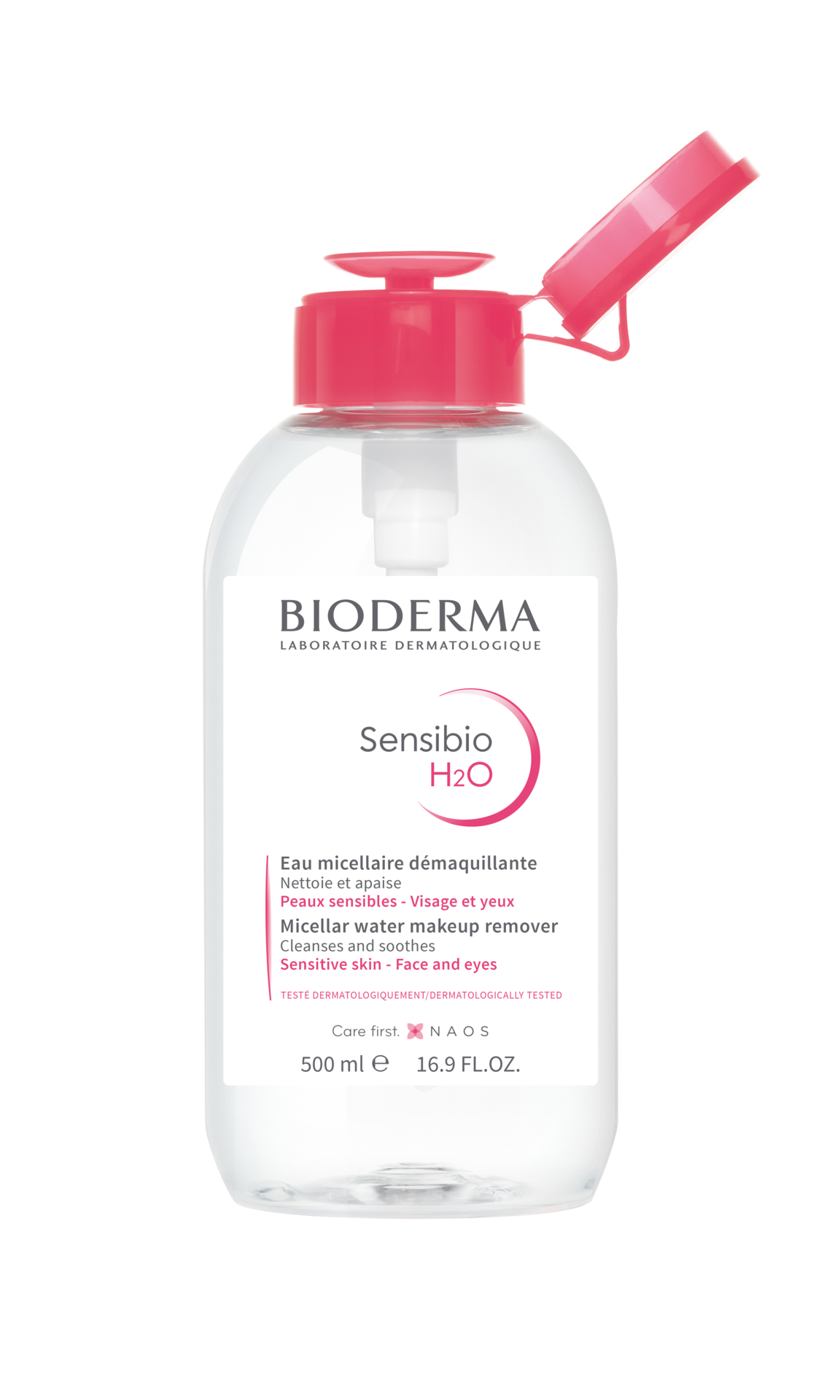 Bioderma Sensibio H2O med pump 500 ml