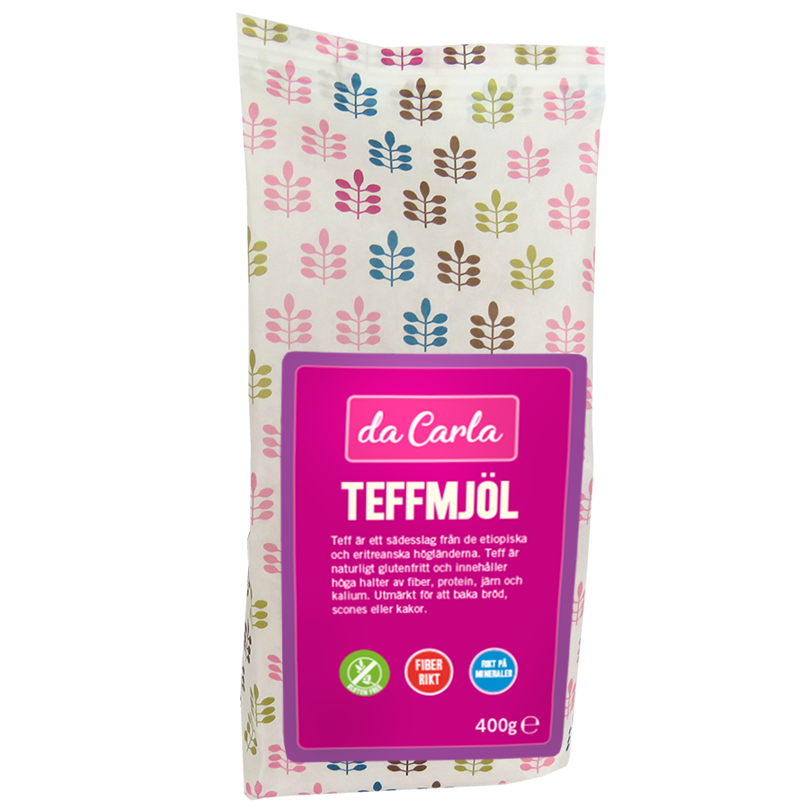 Da Carla Teff Mjöl Ljust 400 g