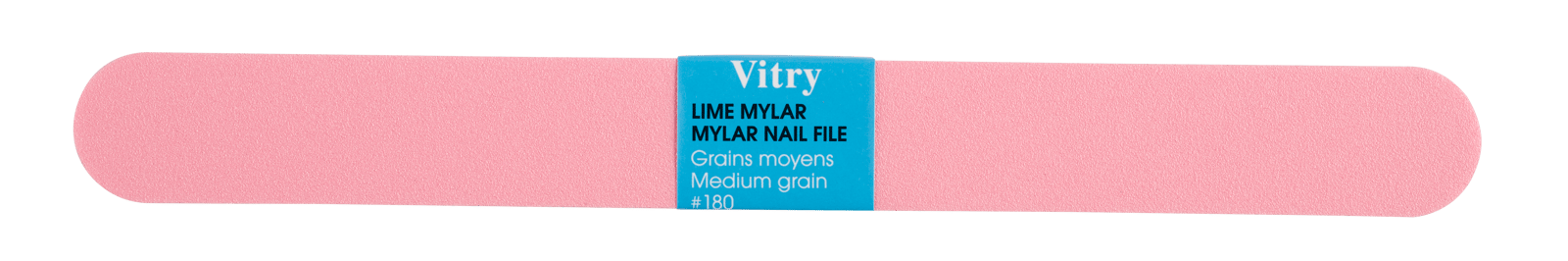 Vitry Mylar Nail File 180 Medium Pale Pink 1 st