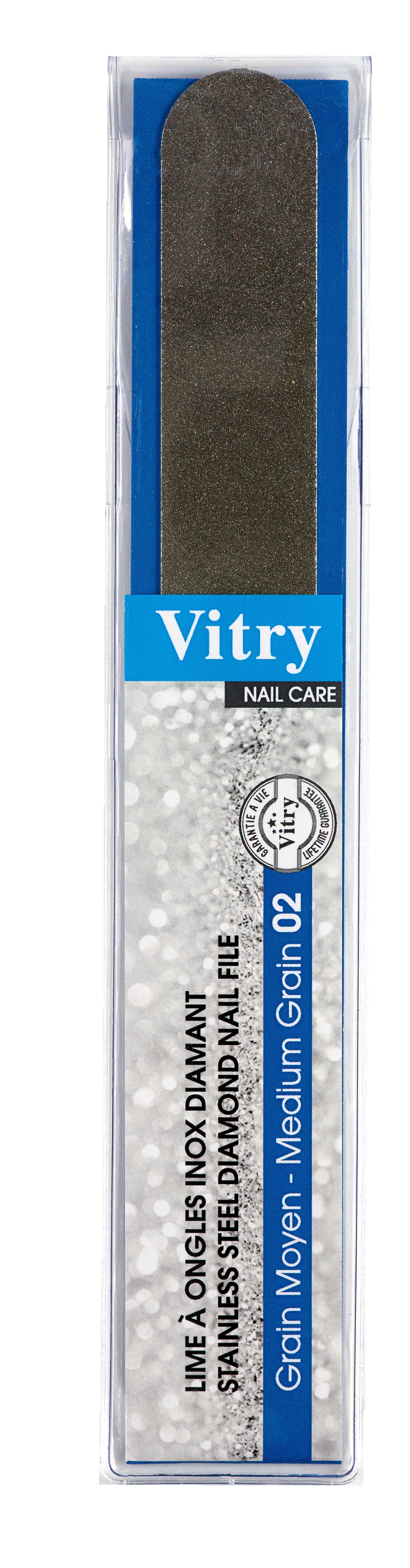 Vitry Diamond Nail File 02 Stainless Steel 1 st