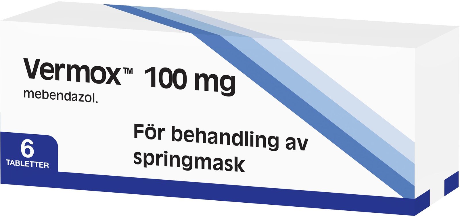 Vermox Behandling av Springmask 100 mg 6 tabletter