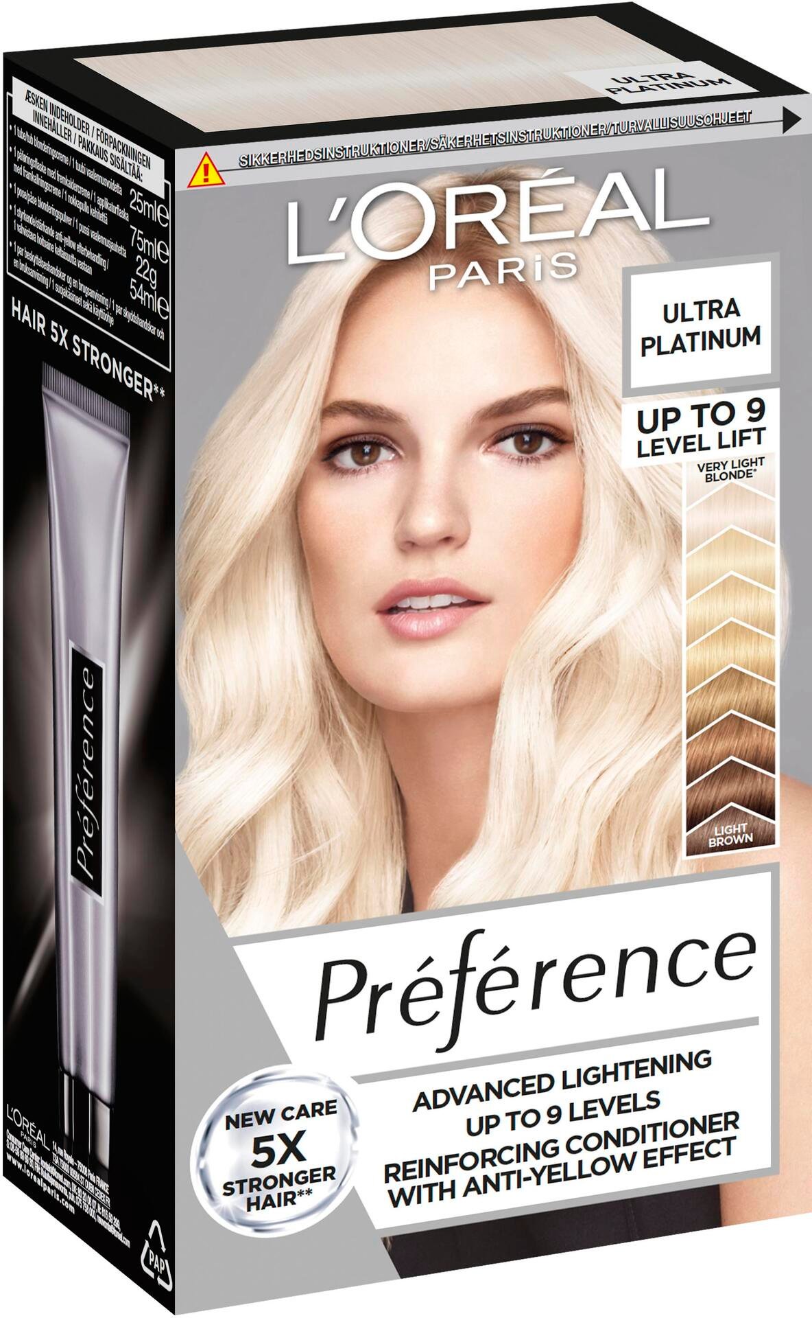 L'Oréal Paris Préférence permanent hårfärg upp till 8 veckors glansfull färg