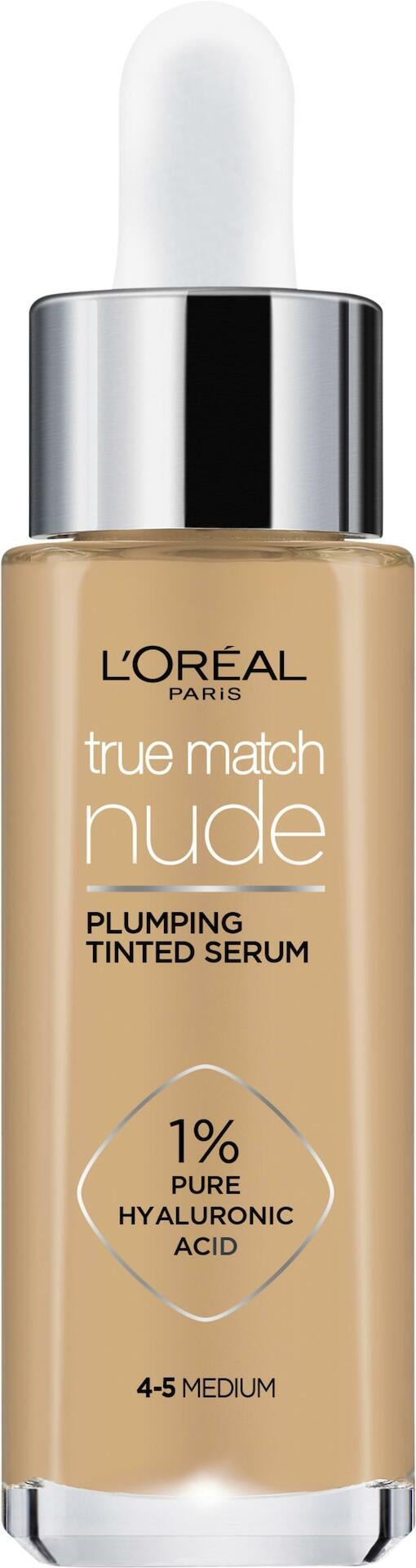 L'Oréal Paris True Match Nude Plumping Tinted Serum 4-5 Medium 30 ml