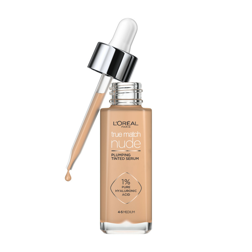 L'Oréal Paris True Match Nude Plumping Tinted Serum 4-5 Medium 30 ml