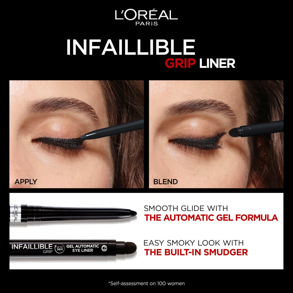 L'Oréal Paris Infaillible Grip 36H Gel Automatic Eyeliner 001 Intense Black 0,32g