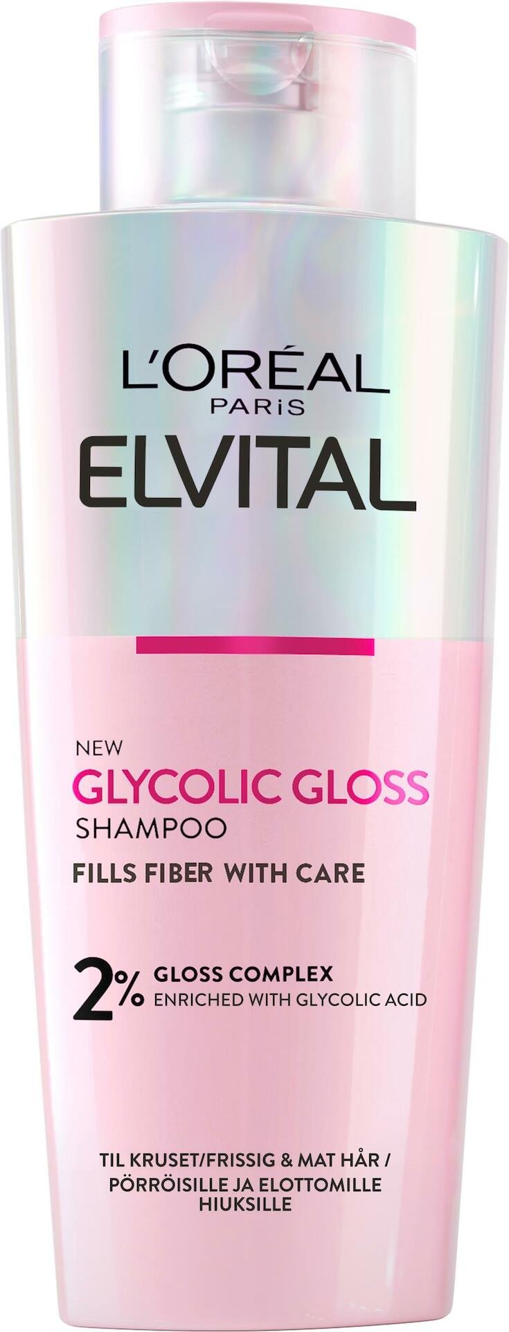 L'Oréal Paris Elvital Glycolic Gloss shampoo for normal hair 200 ml