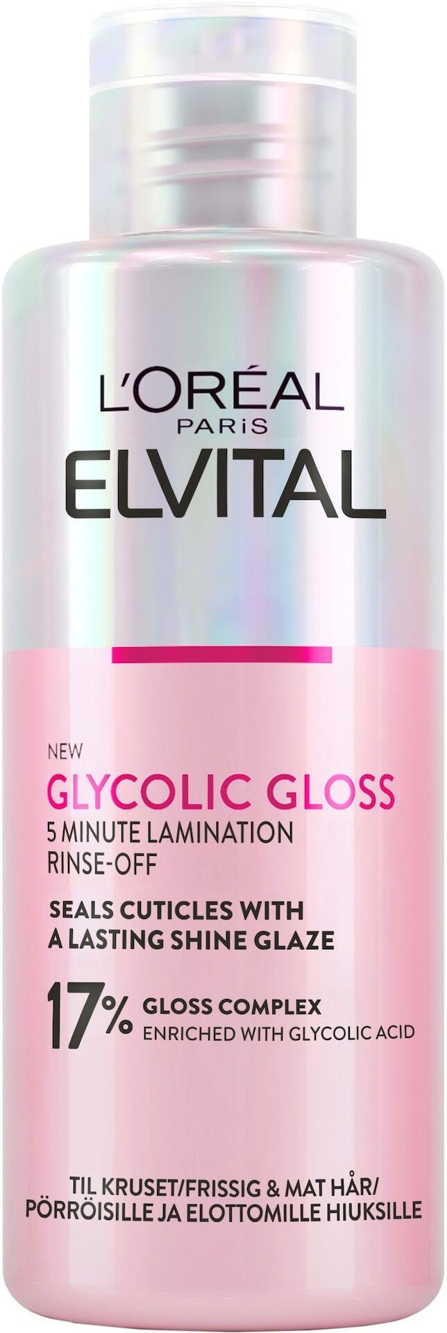 L'Oréal Paris Elvital Glycolic Gloss rinse-off treatment for normal hair 200 ml