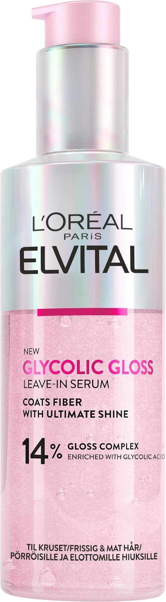 L'Oréal Elvital Glycolic Gloss Leave-in Serum 150 ml