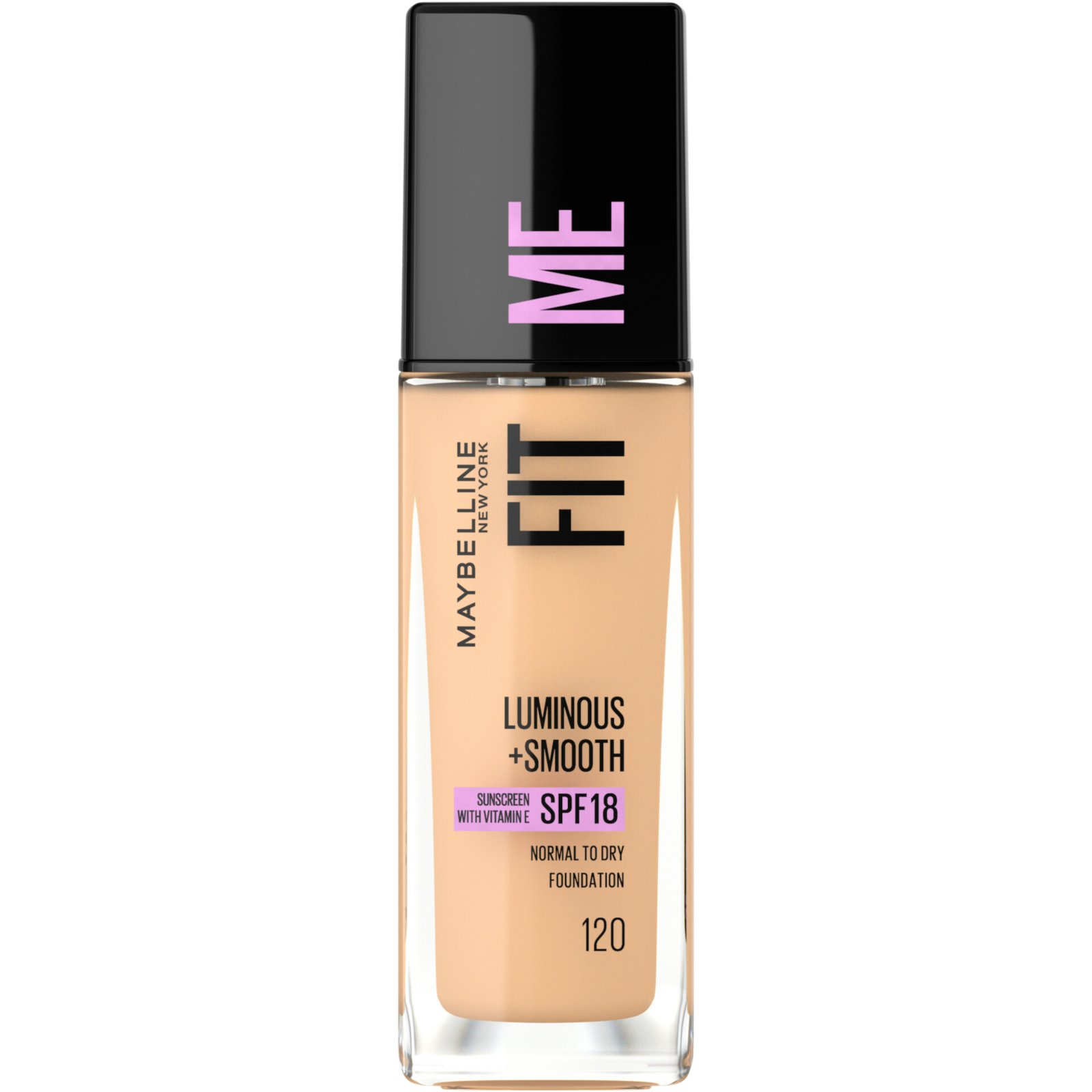 Maybelline New York Fit Me Luminous + Smooth Foundation 120 Classic Ivory