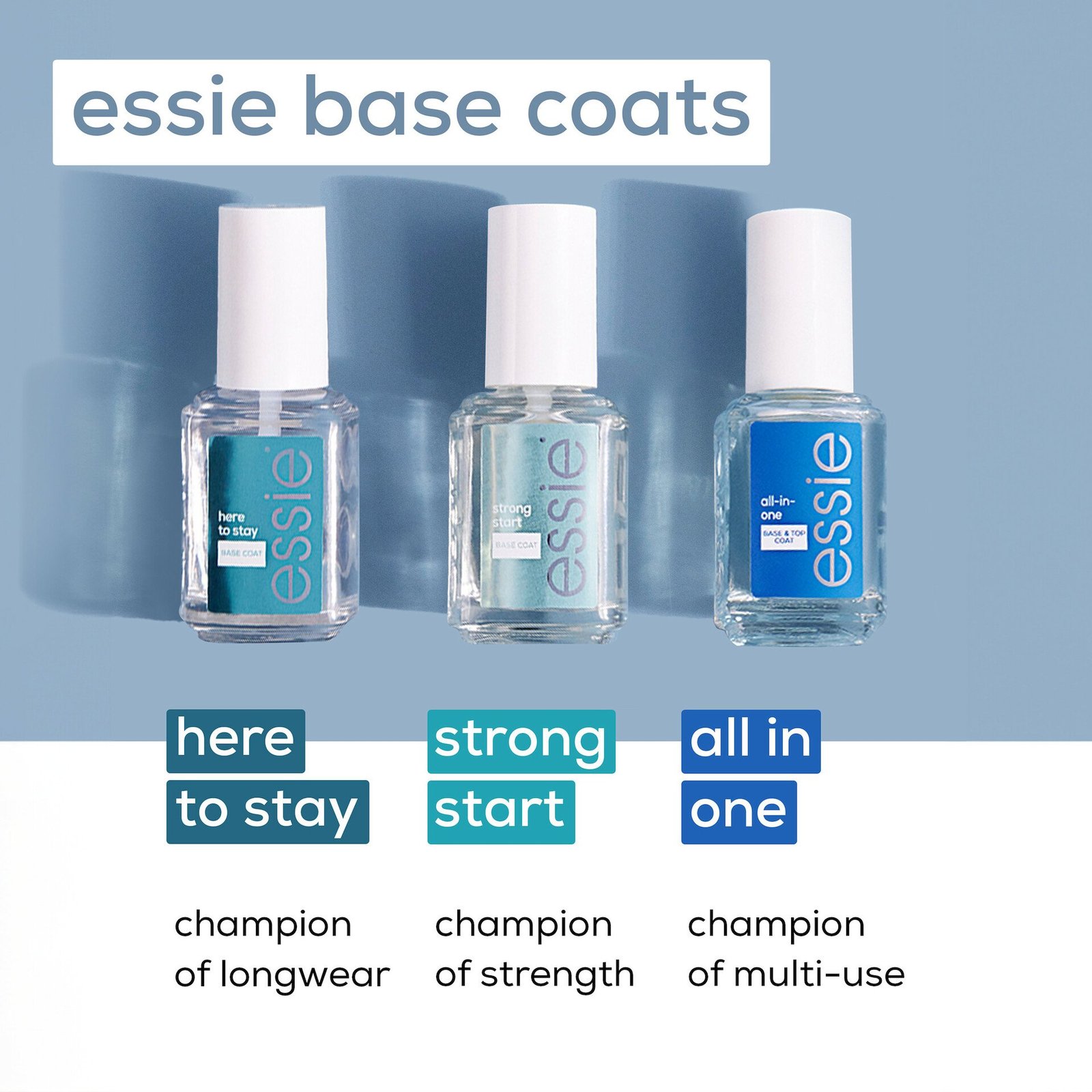 essie Base + Top Coat All-In-One 13,5 ml