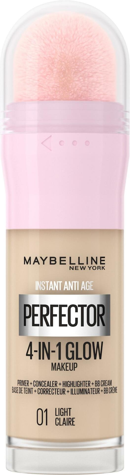 Maybelline New York Instant Perfector 4-in-1 Glow Makeup Foundation 01 Light