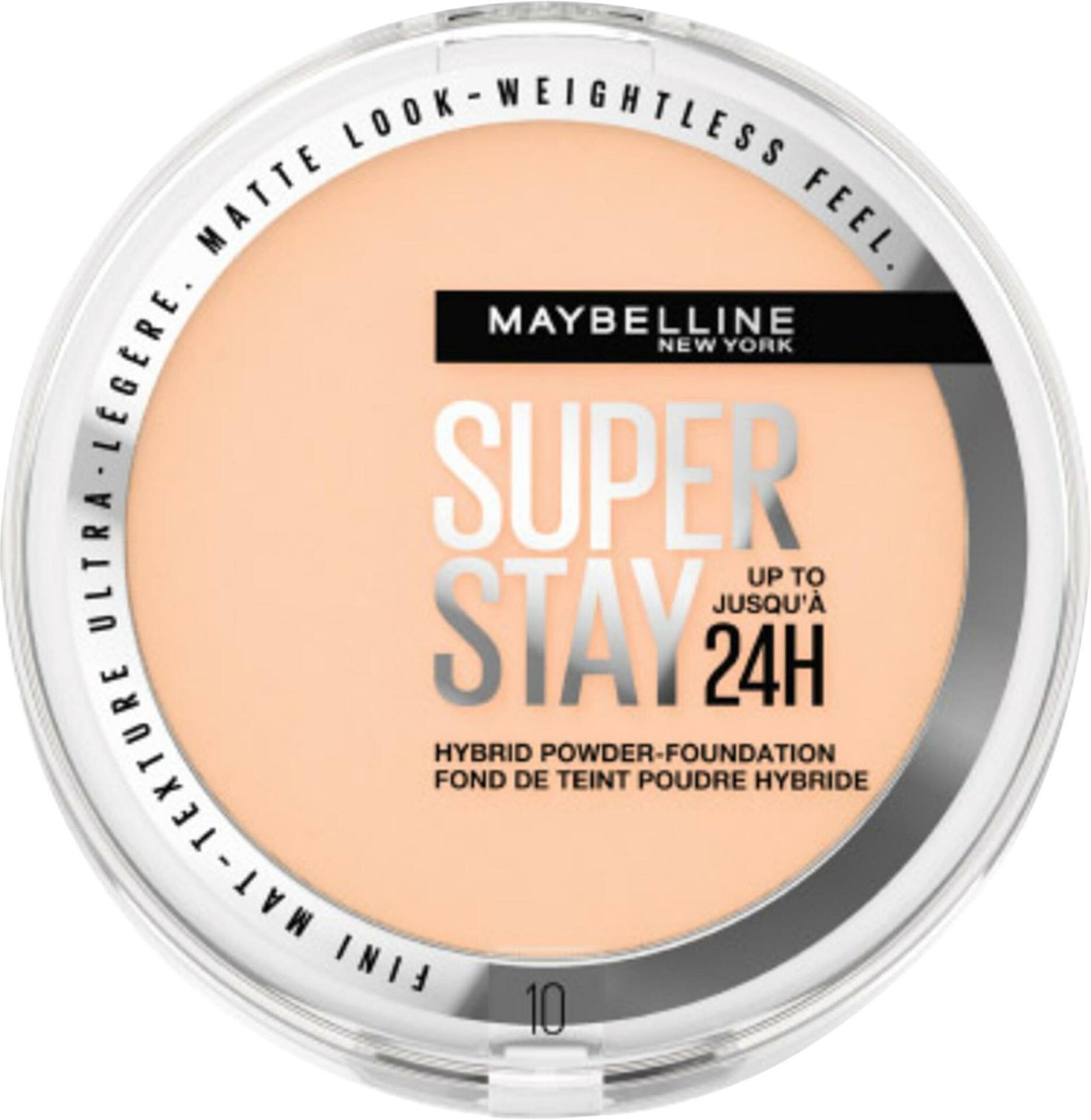 Maybelline New York Superstay 24H Hybrid Powder Foundation 10