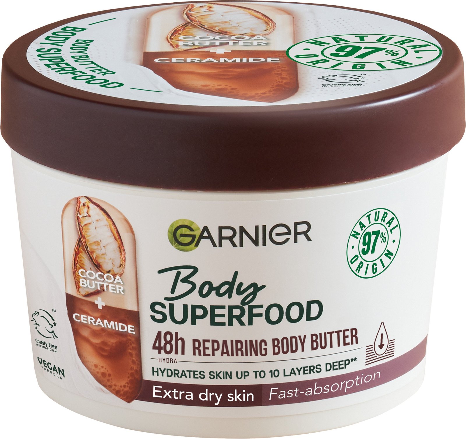 Garnier Body Superfood 48H Reparing Butter