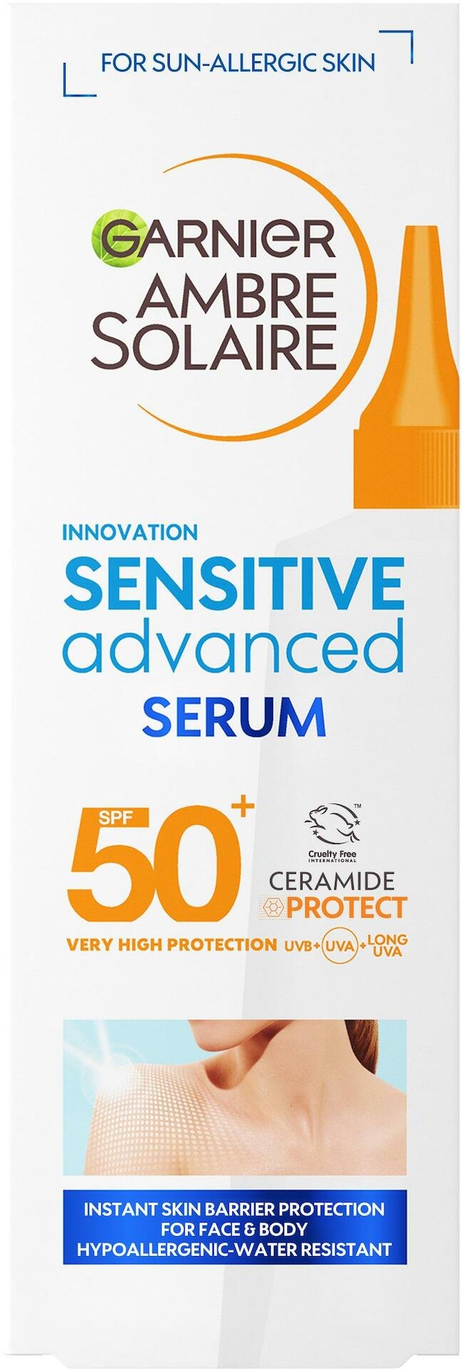 Garnier Ambre Solaire Sensitive Advanced Body Serum SPF50+ 125 ml