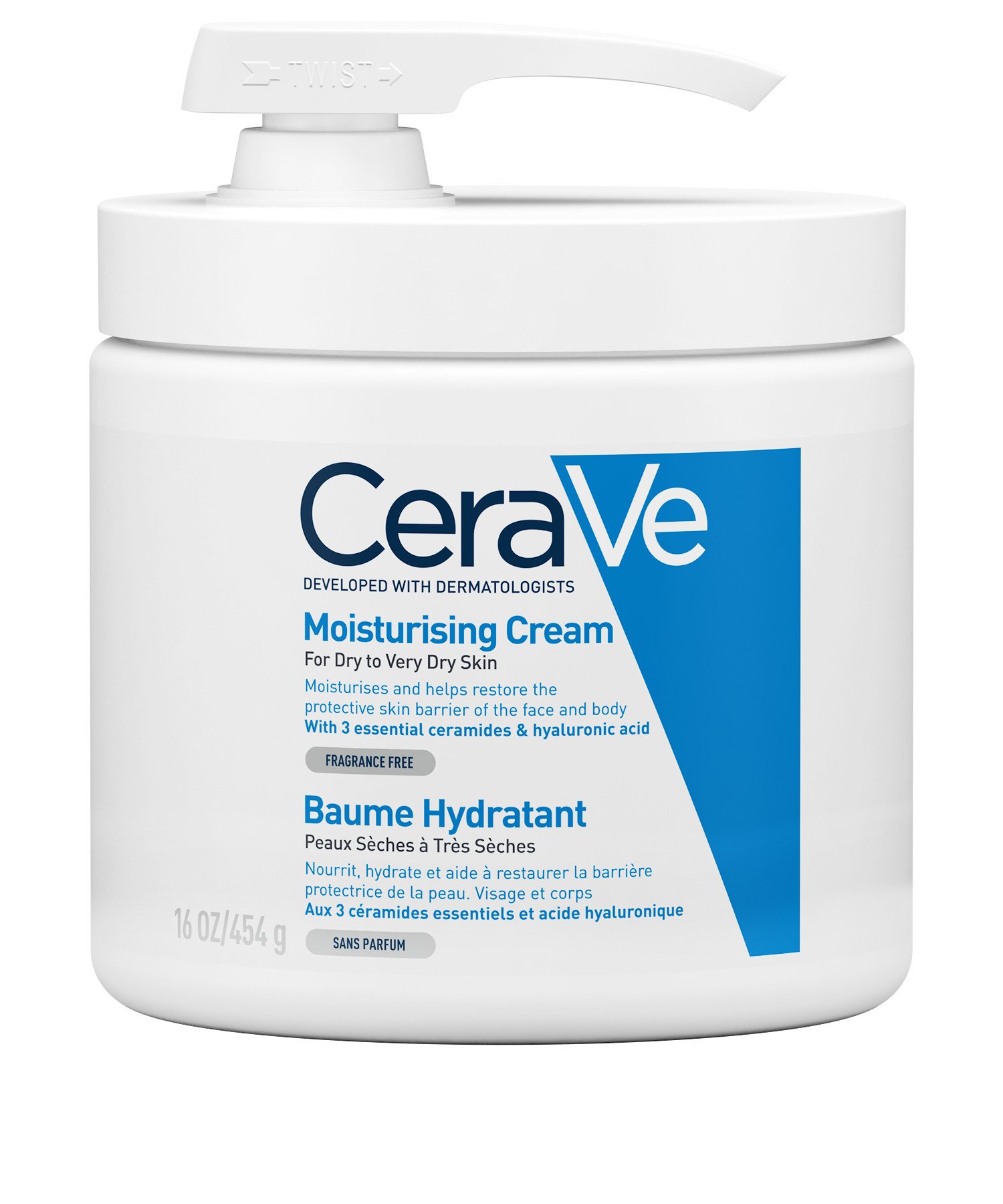 Cerave Moisturising Cream Med Pump 454 g