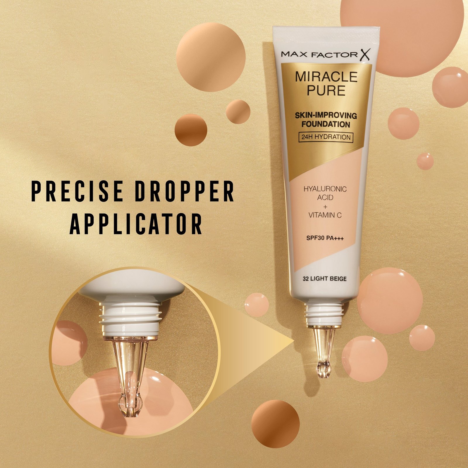 Max Factor Miracle Pure Foundation 89 Warm Praline 30 ml