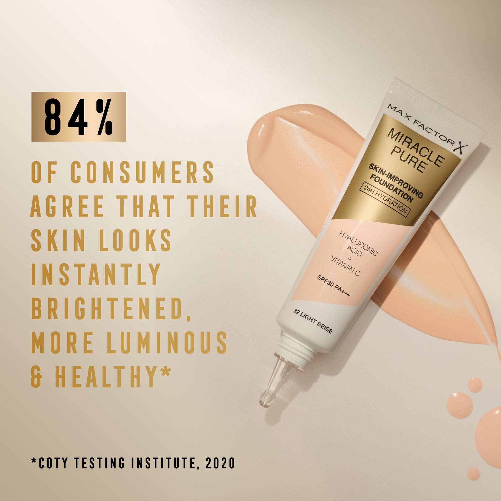 Max Factor Miracle Pure Foundation 89 Warm Praline 30 ml