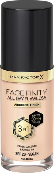 Max Factor Face Finity All Day Flawless 3in1 Foundation N55 Beige 30 ml