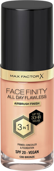 Max Factor Face Finity All Day Flawless 3in1 Foundation 080 Bronze 30 ml