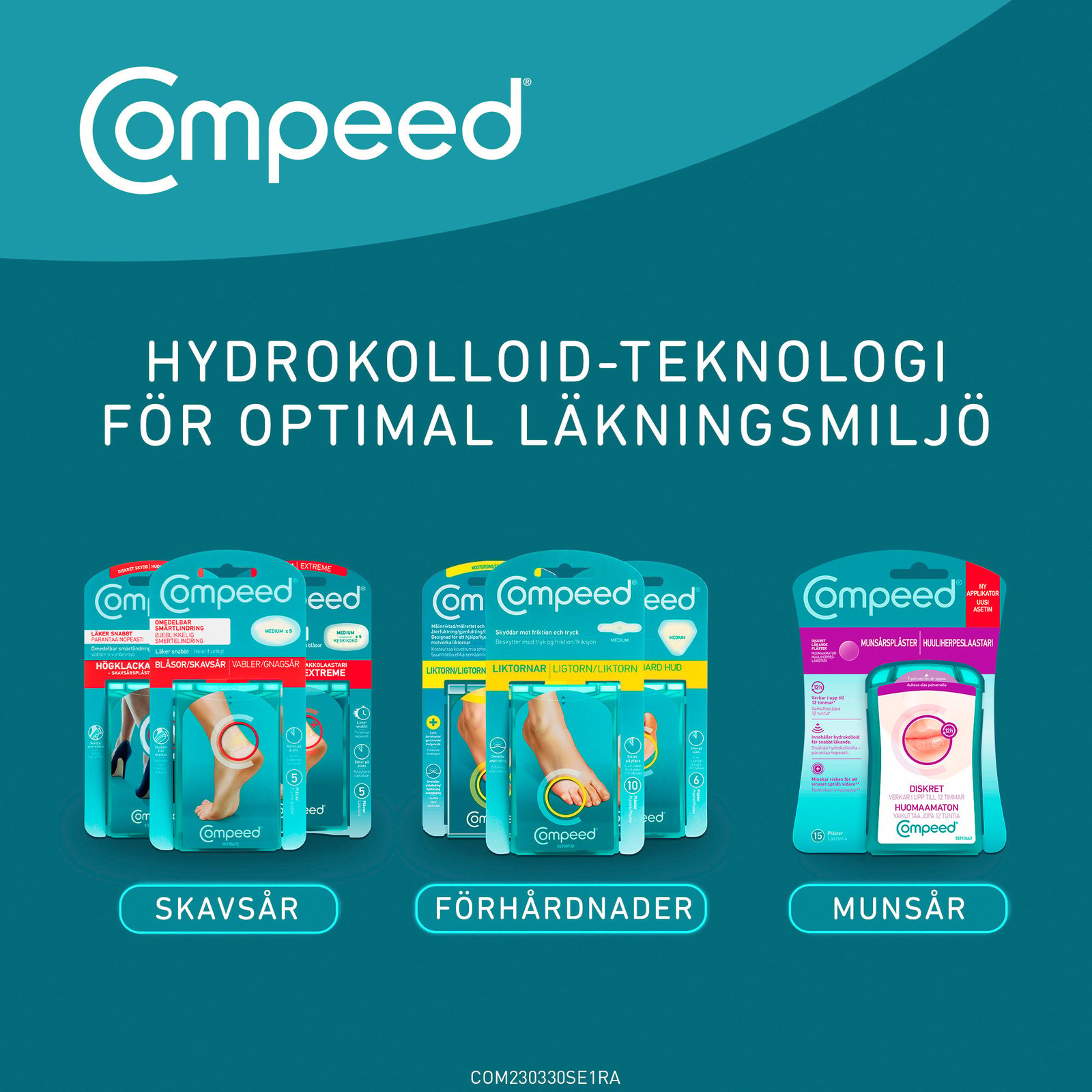 Compeed Skavsårsplåster Small 6 st