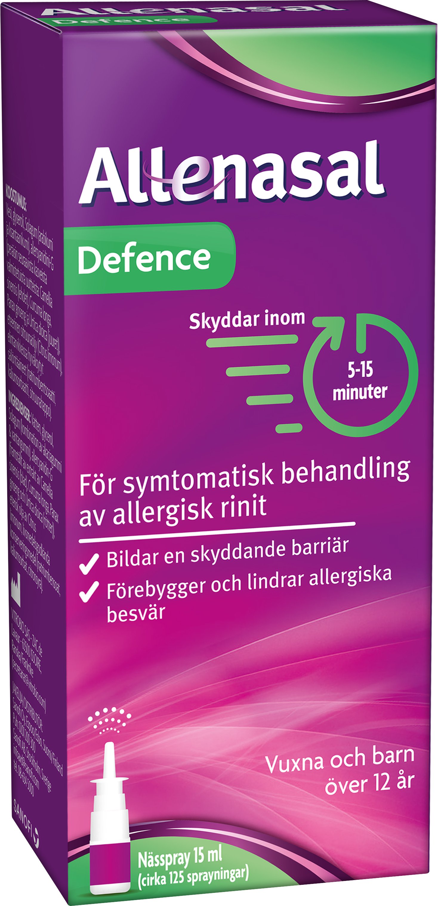 Allenasal Defence Nässpray 15 ml