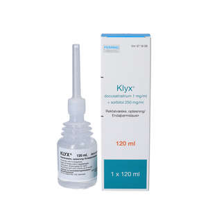 Klyx rektallösning 1mg/ml / 250mg/ml, 120 ml