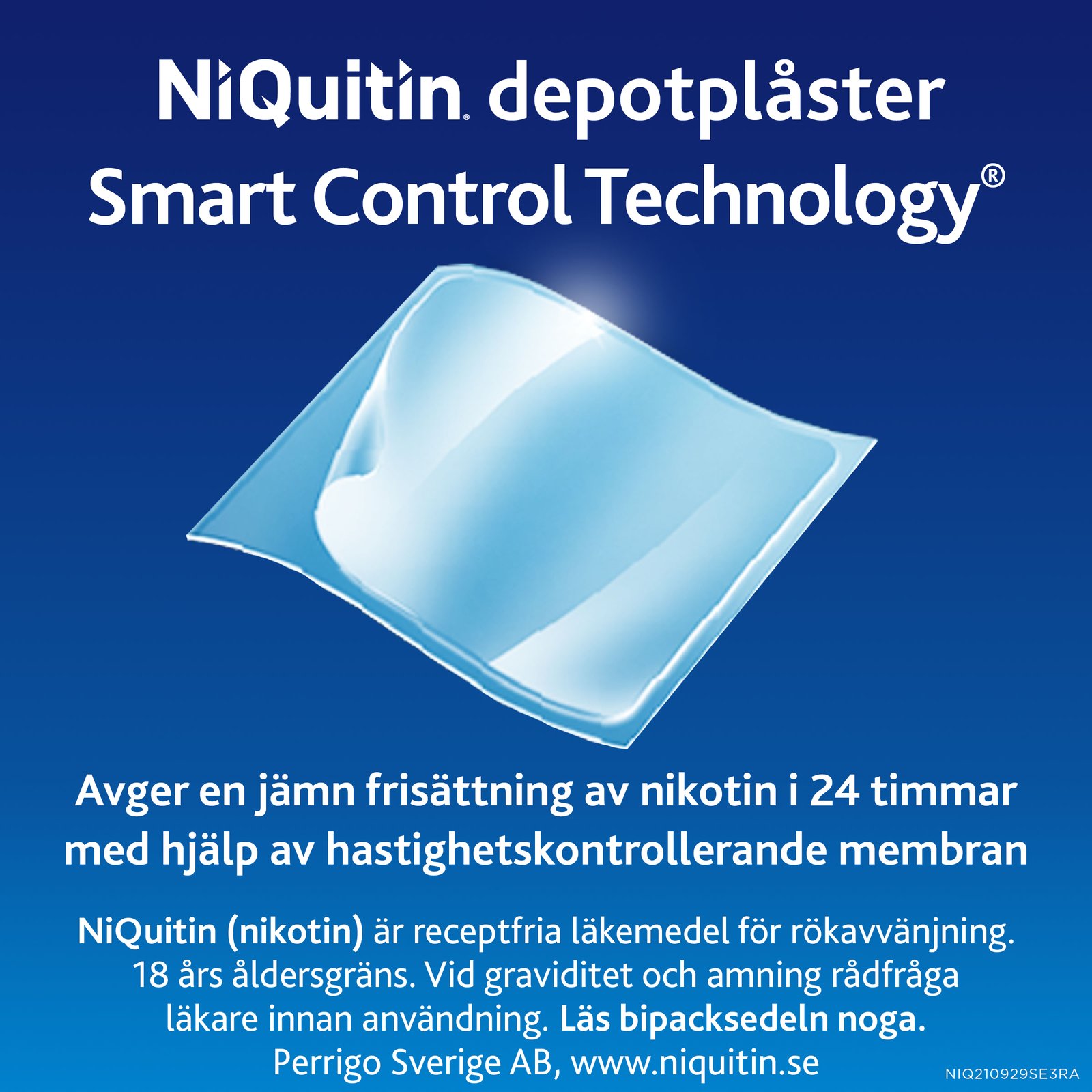 NiQuitin Clear 21 mg/24 timmar Nikotinplåster 14 st