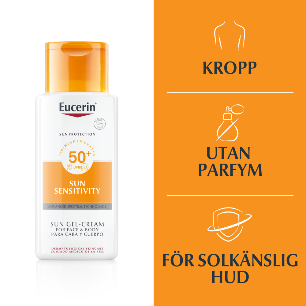 Eucerin Sun Sensitivity Gel-Cream SPF50+ 150 ml
