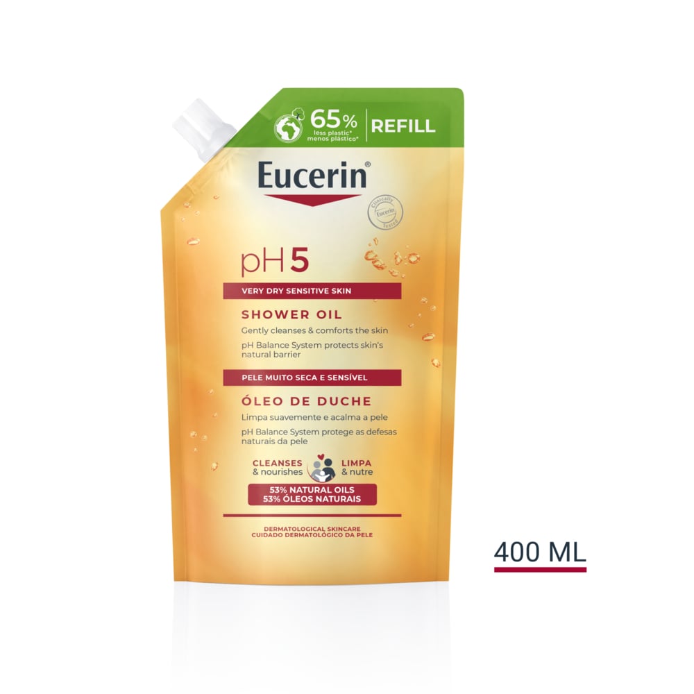pH5 Shower Oil Refill Parfymerad 400 ml