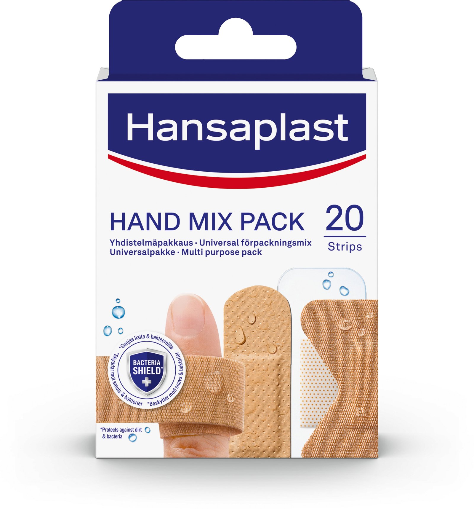 Hansaplast Hand Mixpack 20 plåster