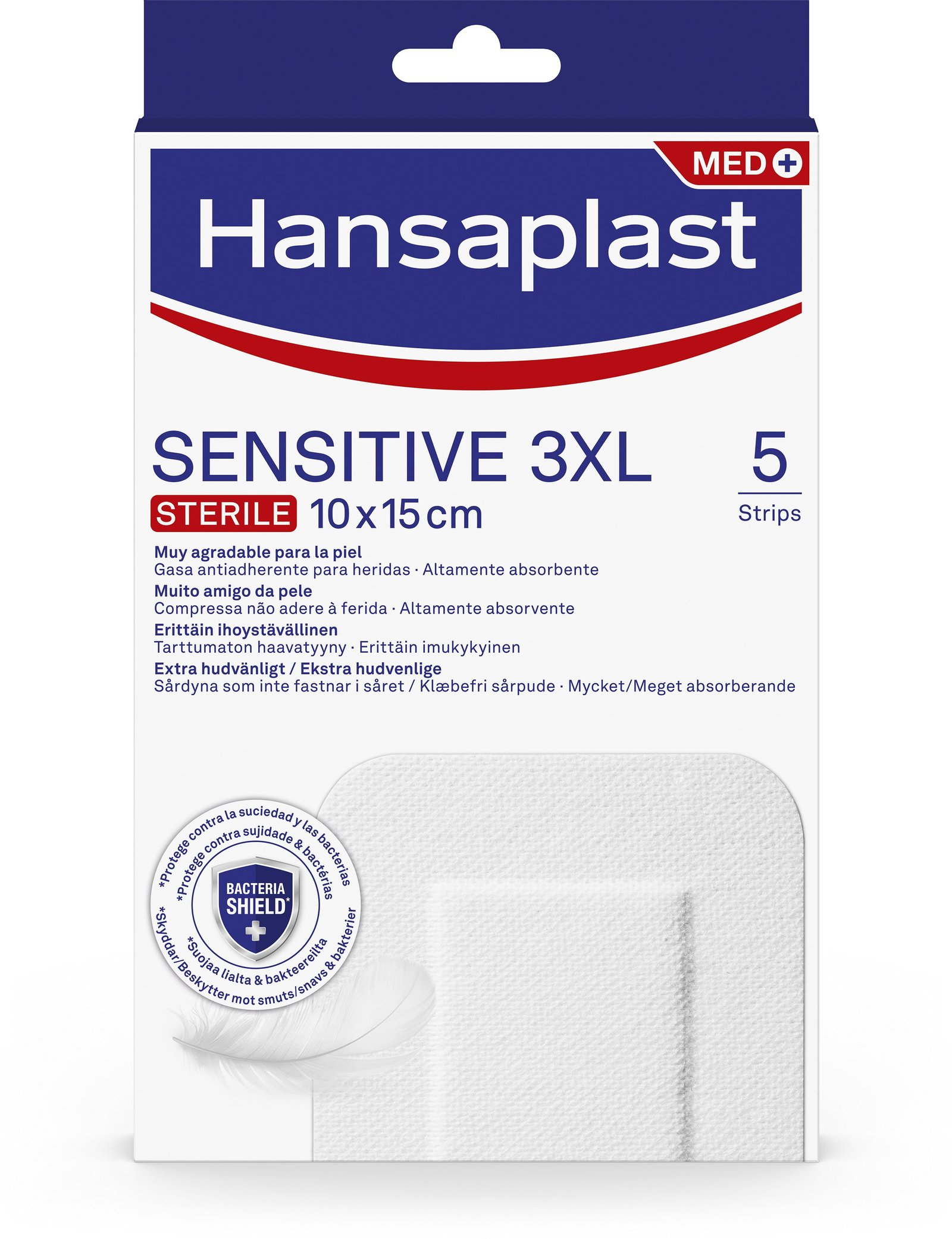 Hansaplast Sensitive 3XL Sterila Plåster 5 st