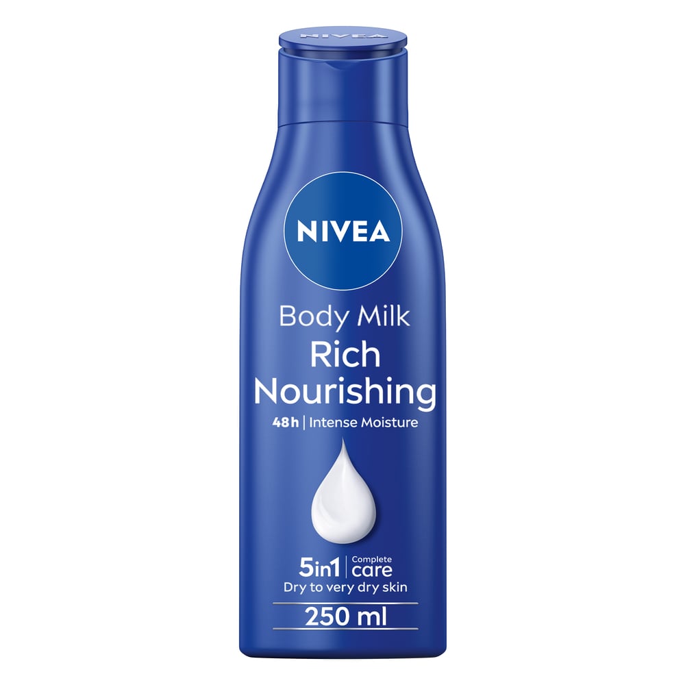 NIVEA Rich Body Lotion Nourishing Milk 48h 250 ml