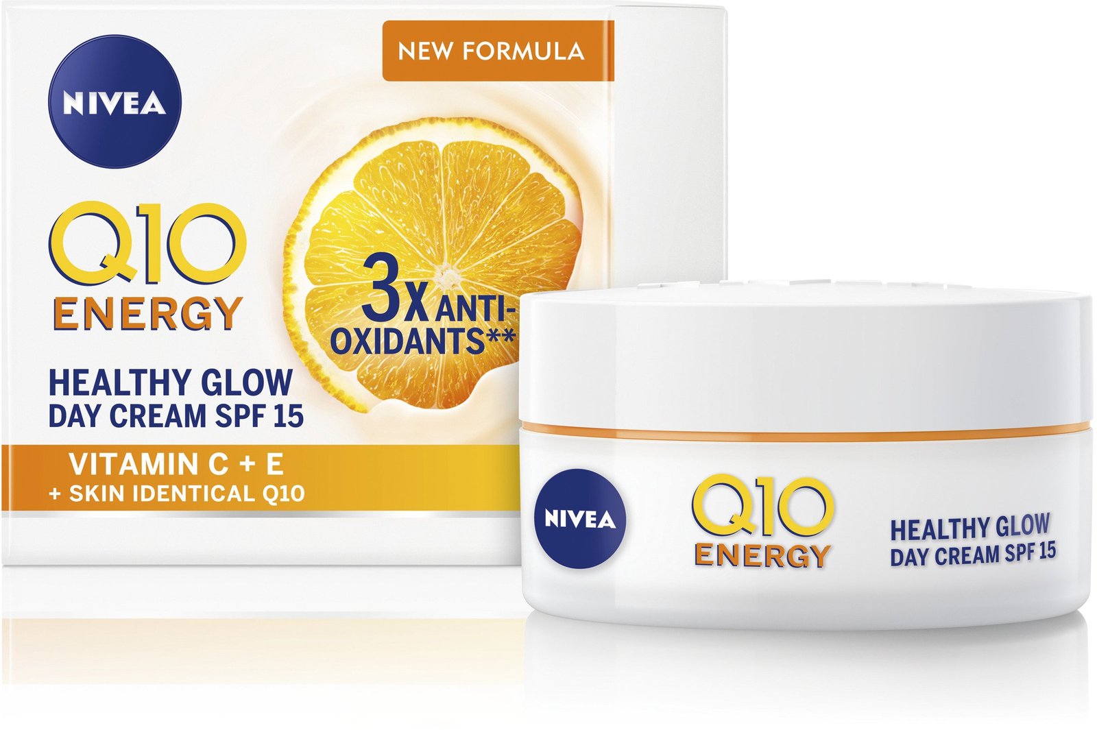 NIVEA Q10 Plus Energy Healthy Glow Day Cream SPF15 50ml