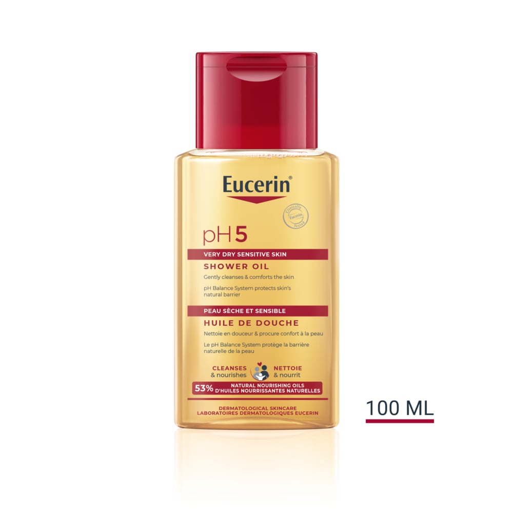 Eucerin pH5 Shower Oil Parfymerad Travel Size 100 ml