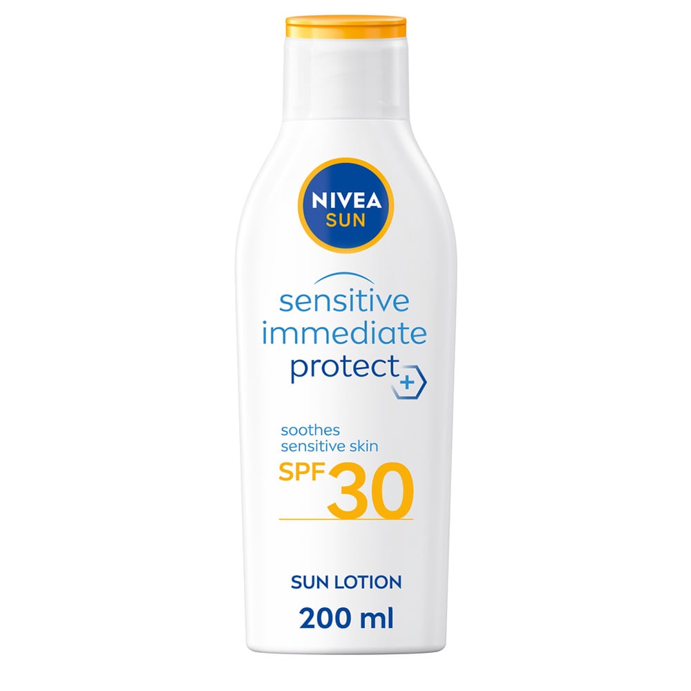 NIVEA SUN Sensitive Immediate Protect SPF30 Soothing Sun Lotion 200 ml