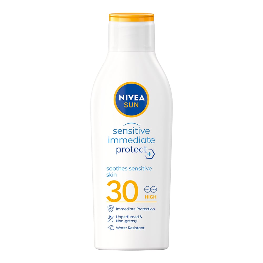 NIVEA SUN Sensitive Immediate Protect SPF30 Soothing Sun Lotion 200 ml