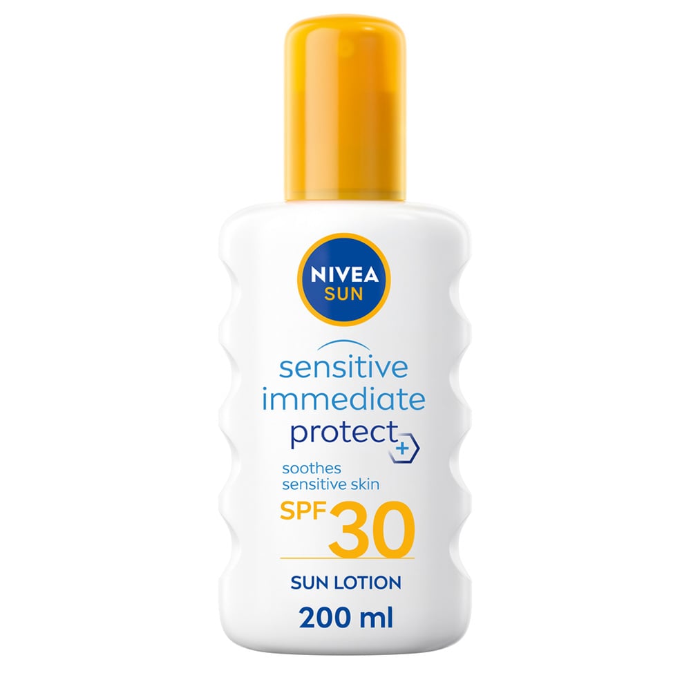 NIVEA SUN Sensitive Immediate Protect SPF30 Soothing Sun Spray 200 ml