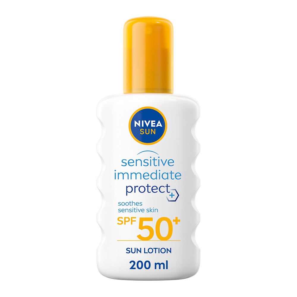 NIVEA SUN Sensitive Immediate Protect SPF50 Soothing SUN Spray 200 ml