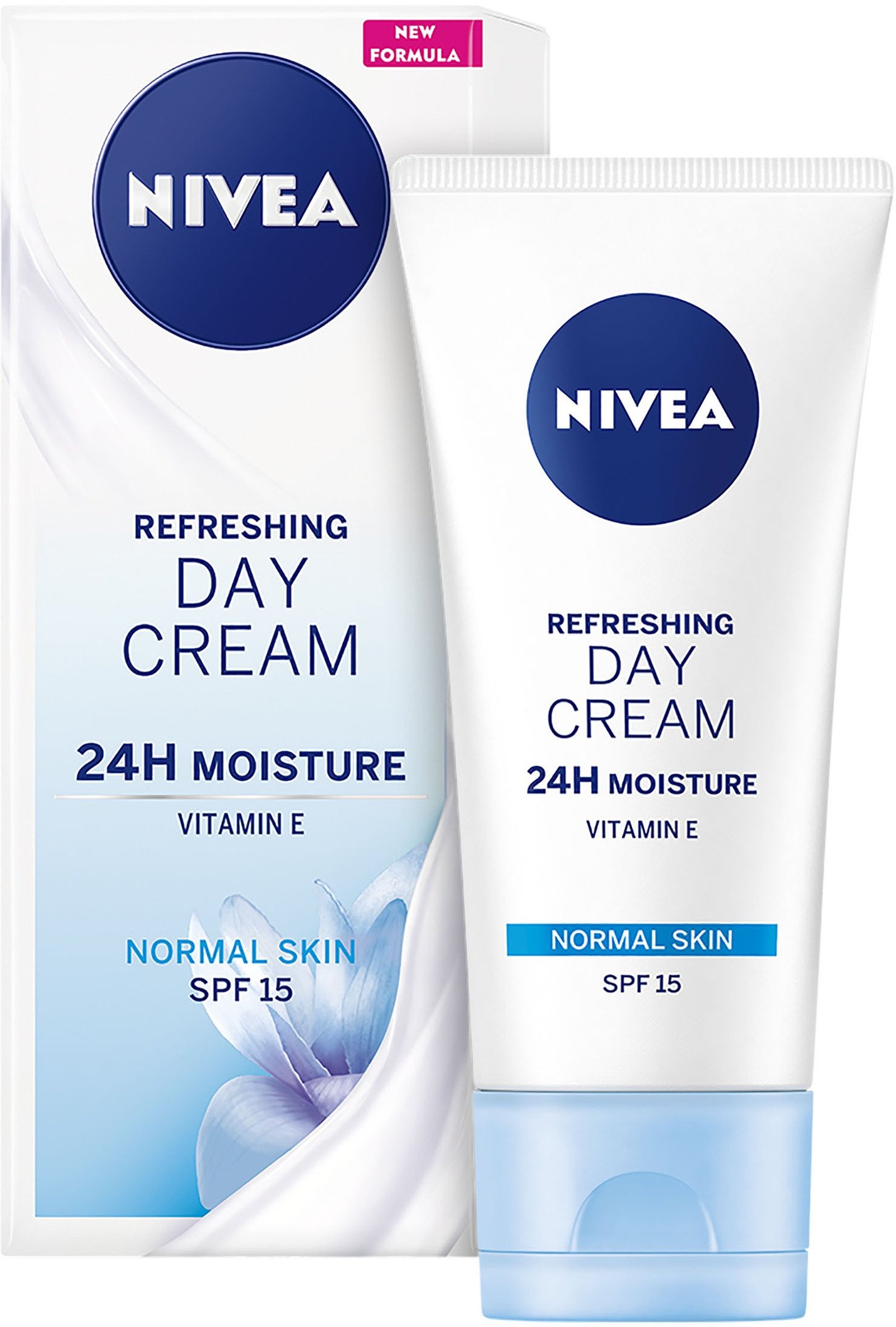 Nivea Refreshing Day Cream 24h Mositure SPF15 Normal Skin 50 ml
