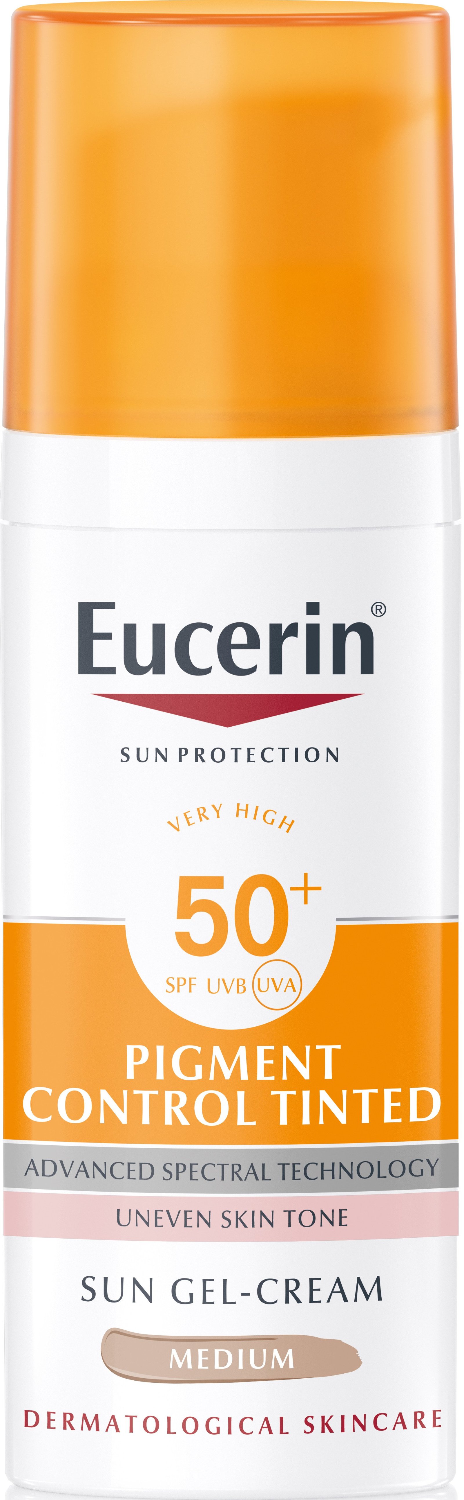 Eucerin Sun Pigment Control Tinted Sun-Gel-Cream SPF50+ Medium 50 ml