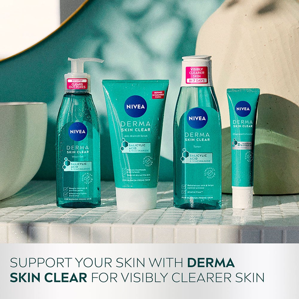 NIVEA Derma Skin Clear Wash Gel 150ml