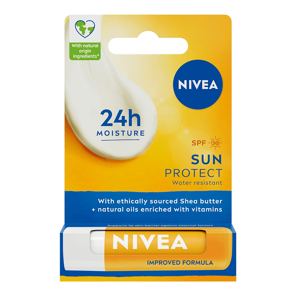 NIVEA SUN 24h Moisture SPF30 Sun Protect Lip Balm 4,8g