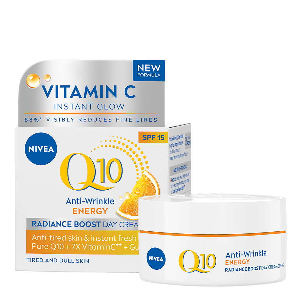 NIVEA Dagkräm Q10 Energy Healthy Glow Day Cream SPF15 50 ml