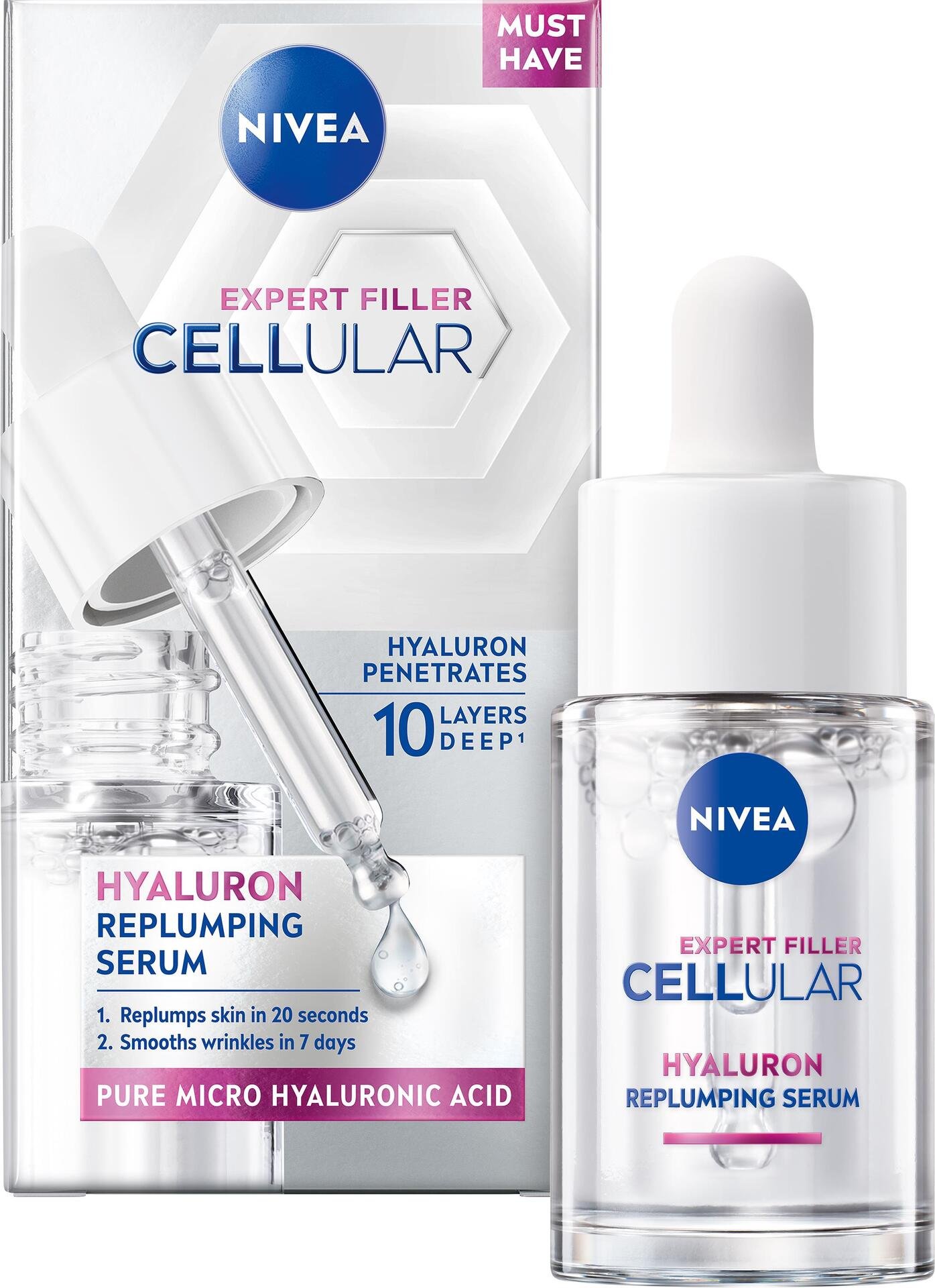 NIVEA Cellular Expert Filler Hyaluron Replumping Serum 15 ml