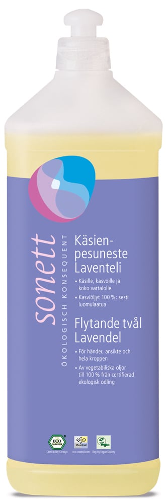 Sonett Flytande Tvål Lavendel EKO 1 liter