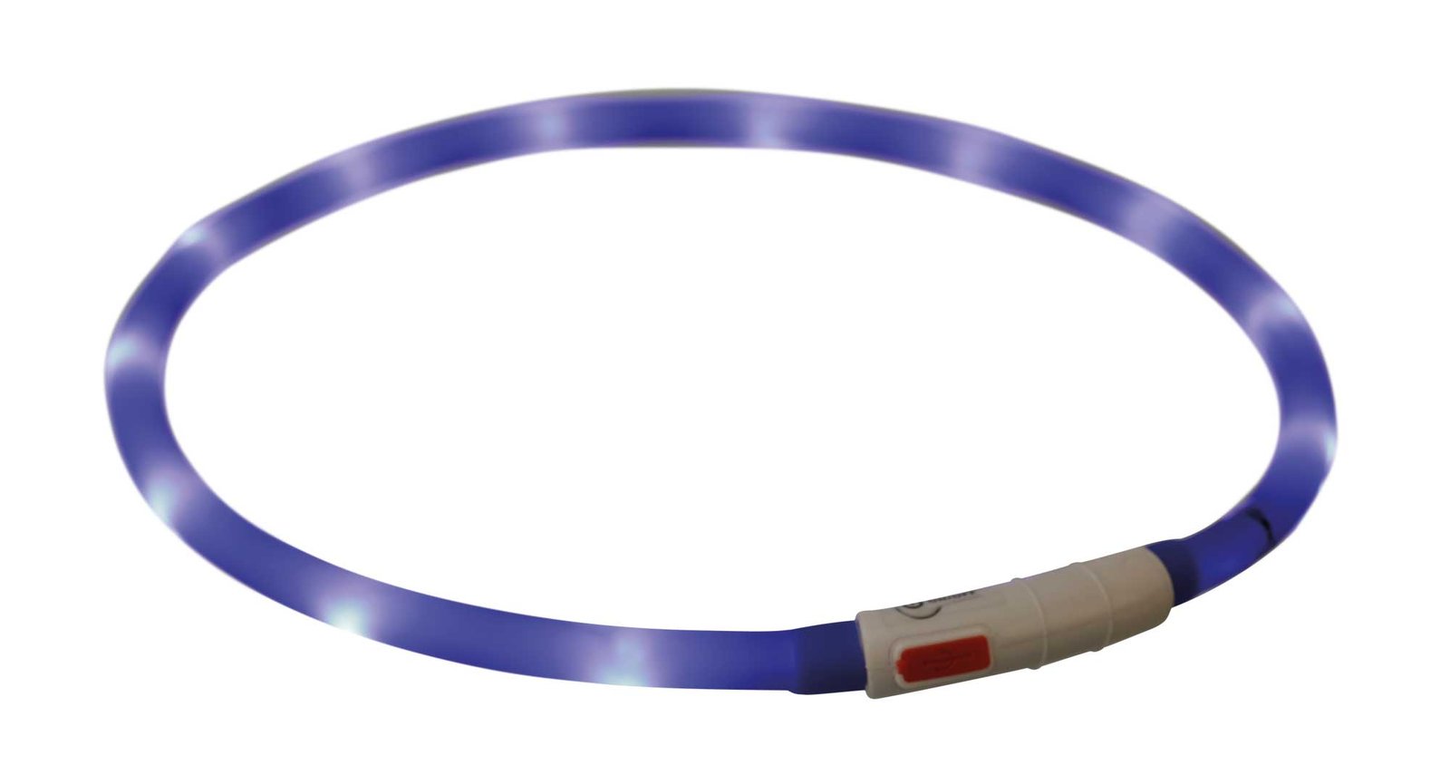 TRIXIE Flash Light Ring USB XS-XL Blå 1 st