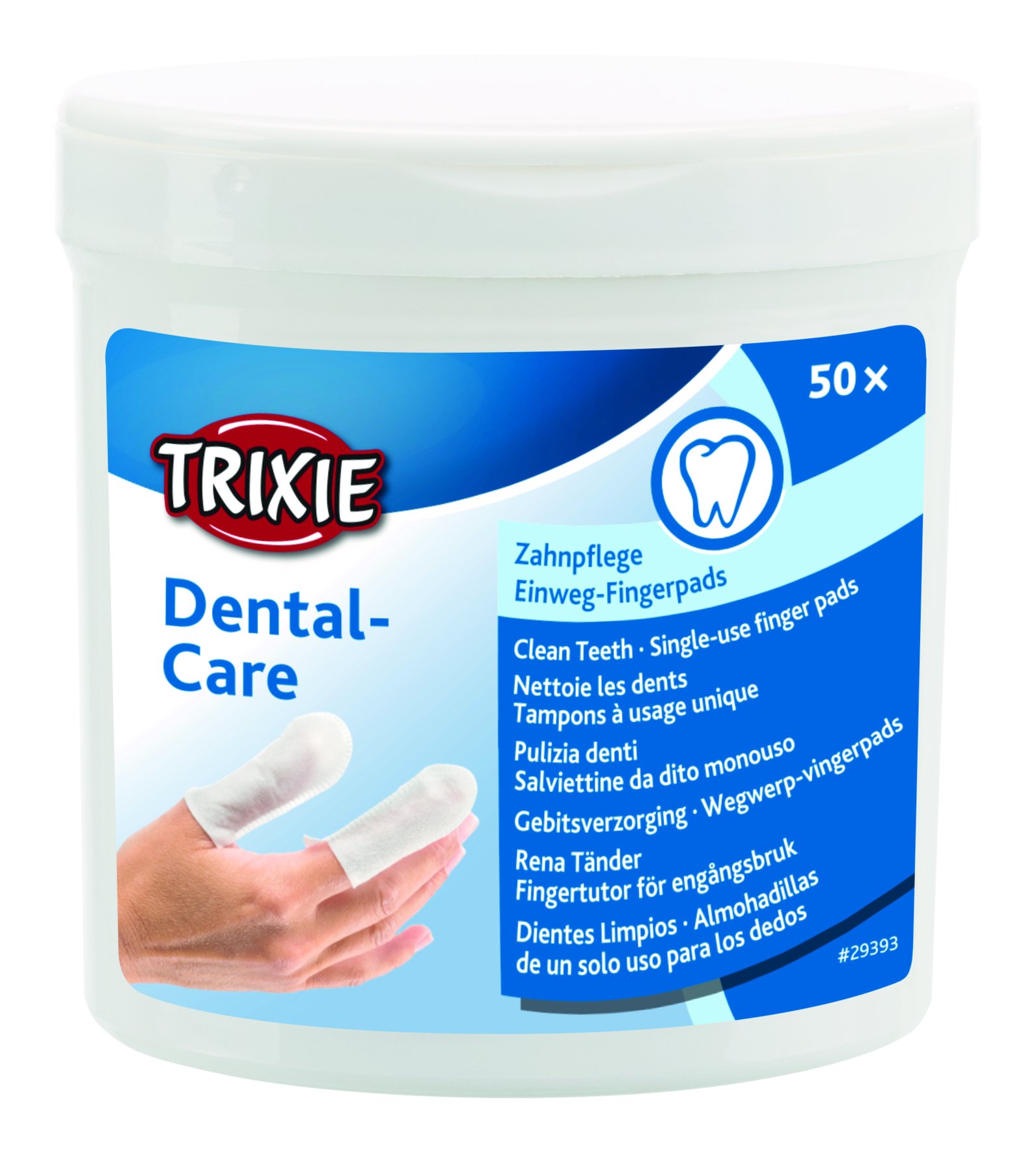 Trixie Fingerpads för tandvård 50st