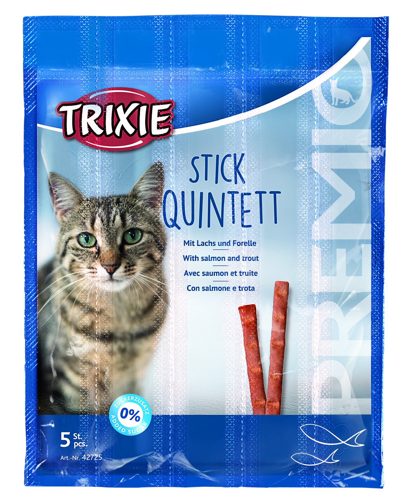 Trixie PREMIO Stick Quintett Lax & Öring 5-pack
